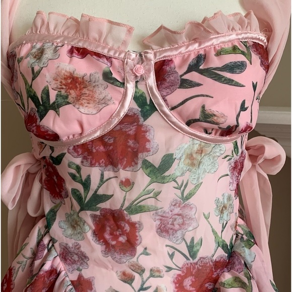 Ethereal Floral Fairy Coded Whimsical Dress, Size S - Picture 4 of 10